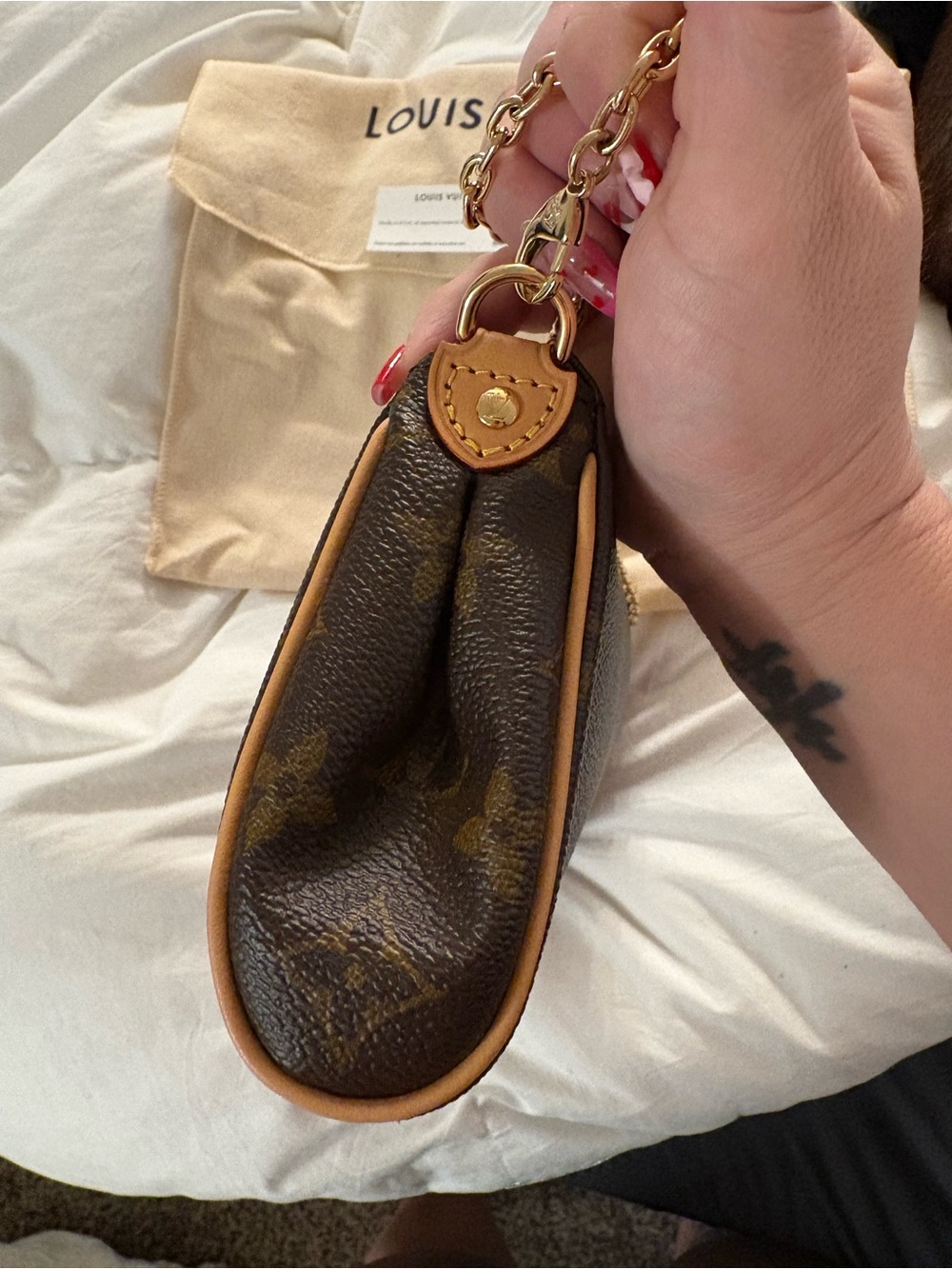 Louis Vuitton Monogram Canvas Eve Pochette this is new design price is firm - Picture 4 of 5